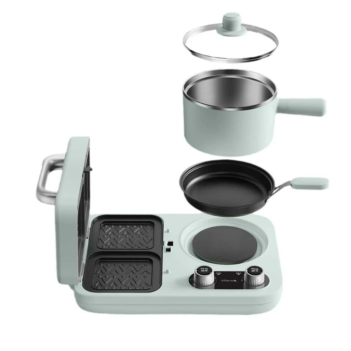 Breakfast Sandwich Press - Máquina de Fazer Sanduíches, Equipamento de
