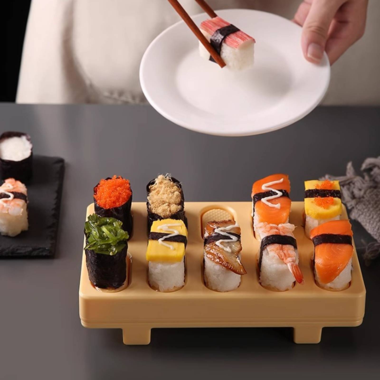 Meal Prep Onigiri - Máquina de Fazer Sushi com Colher,