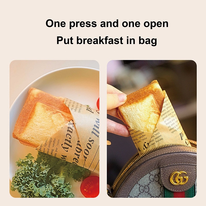 Máquina de sanduíche 500w, máq - Breakfast Sandwich Press avaliação e preço