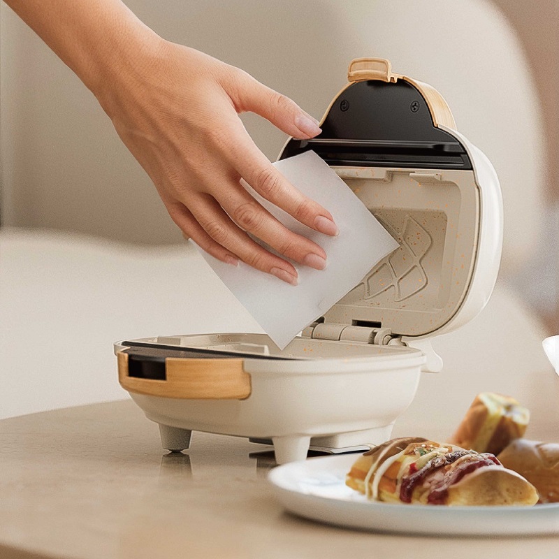 Máquina de sanduíche 500w, máq - Breakfast Sandwich Press avaliação e preço